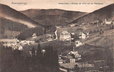 Riesengebirge Spindelmühle i. Böhmen Peterbaude Postkarte