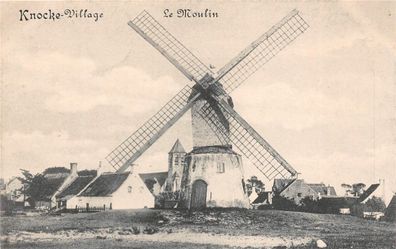 Knokke Heist Village Le Moulin Windmühle AK 1915 Knokke-Heist Belgien