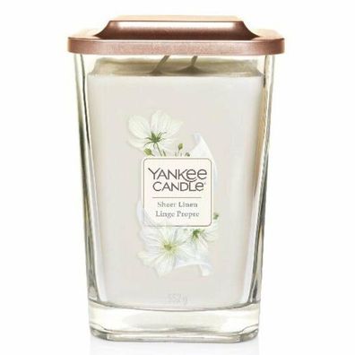 Yankee Candle Elevation 2 Dochte Sheer Linen Duftkerze 552 g