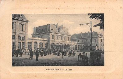 Charleville La Gare Bahnhof Frankreich Feldpost 1915