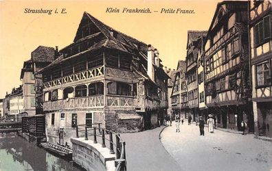 Strassburg i. E. Klein Frankreich Petite France Postkarte AK