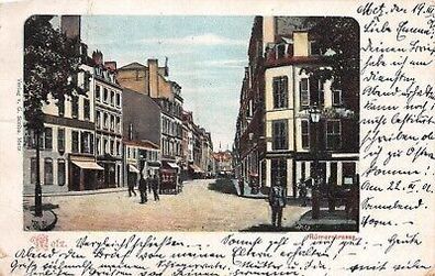 Ansicht Römerstrasse in Metz Frankreich Postkarte AK 1902