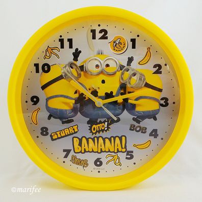 Wanduhr Minions2, The Rise of Gru, Quarz-Uhrwerk Art.-Nr. 12342