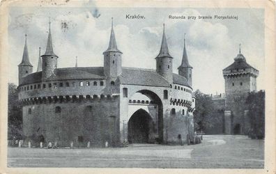 Krakow Rotunda przy bramie Floryanskiej Postkarte AK 1910