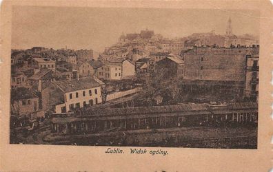 Lublin Widok ogoiny Feldpostkarte AK 1940