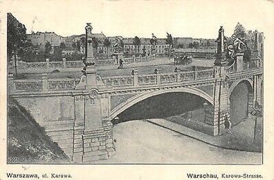 Warschau (Warszawa) Karowa-Strasse Feldpostkarte AK 1915