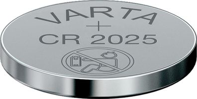 VARTA 06025 101 415 Lithium Knopfzelle "Electronics" CR2025 5er Pack(T)