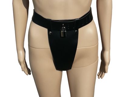 Leder Keuschheitsgürtel Damen