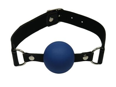 Bondage Ball Mundknebel 45mm blau