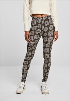 Urban Classics Damen Ladies Soft AOP Leggings