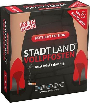 STADT LAND VOLLPFOSTEN® - Das Kartenspiel ? Rotlicht Edition Jetzt wirds dreckig