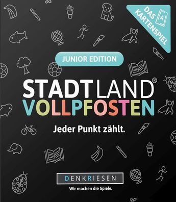 STADT LAND Vollpfosten: Das Kartenspiel ? Junior Edition