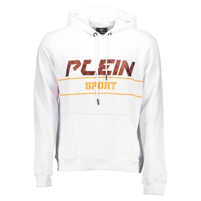 Plein Sport Herren Hoodie weiss FIPS217