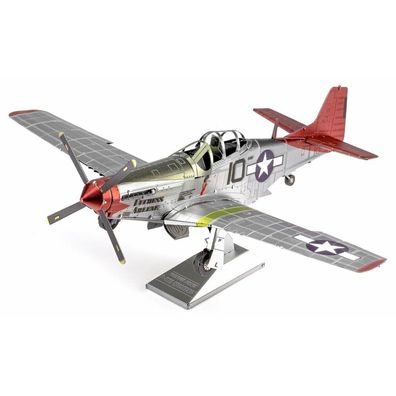 METAL EARTH 3D-Rätsel Tuskegee Airmen P-51D Mustang (ICONX)