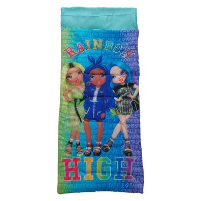 Bunter Rainbow High Schlafsack Bequeme Schlafrolle Bettrolle 70 x 165 cm für zu