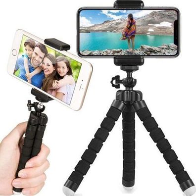 Smartphone Stativ Flexibel Handy Kamera Tripod Halter Selfie Stick iPhone Retoo