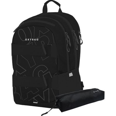 OXYBAG Studentenrucksack &#43; Tasche OXY Sport Font White