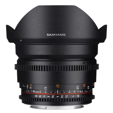 Samyang MF 16mm T2,2 Video APS-C II Canon EF