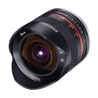 Samyang MF 8mm F2,8 Fisheye II APS-C Sony E schw