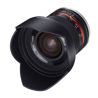 Samyang Weitwinkel Objektiv 12mm F2.0 APS-C Alpha 6600 6500 6400 6300 Schwarz