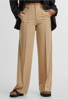 Urban Classics Damen Stoffhose Ladies Wide Pleated Pants TB6843