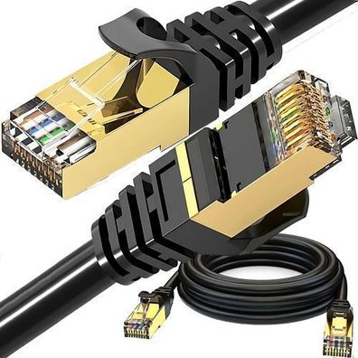 Netzwerkkabel CAT 6a UTP Kabel Gigabit Lan Kabel Ethernet Patchkabel 15 meter Retoo