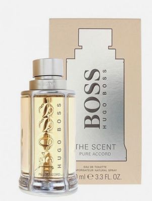 Hugo Boss The Scent Pure Accord for Him 100 ml Eau de Toilette Spray NEU OVP