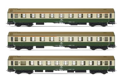 Rivarossi HR4344 3er-Pack Wagen Typ OSShD, (A, AB, Bc) de Spur H0