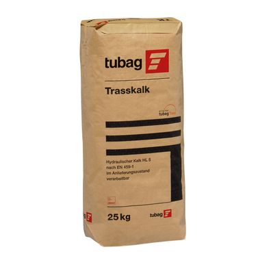 tubag Trasskalk TK HL 5 Hydraulischer Kalk 25kg - Liefermenge: 1 Sack 25 kg