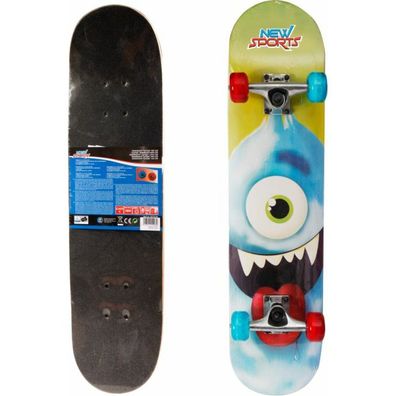 NSP Skateboard Cyclops, LED Räder, L78cm