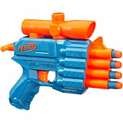 Nerf Elite 2.0 Prospect QS-4, Nerf Gun (blaugrau/orange)