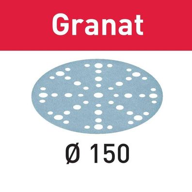 Festool Schleifscheibe Granat STF D150/48 P320 GR 10 Stück RO ES StickFix 575159