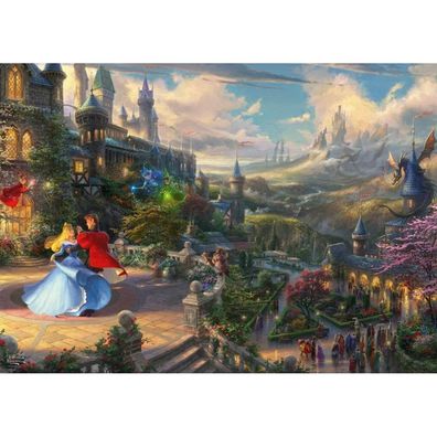 Thomas Kinkade Studios: Sleeping Beauty Dancing in the Enchanted Light