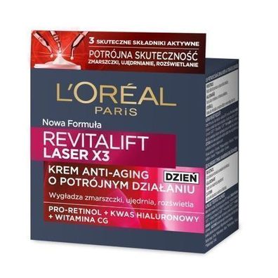 L'Oreal Paris Revitalift Laser X3 Tagescreme 40 + , 50 ml