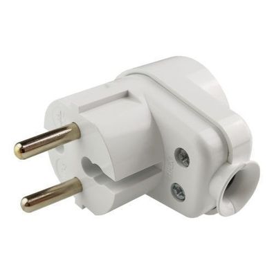 Stecker 230V UniSchuko weiß