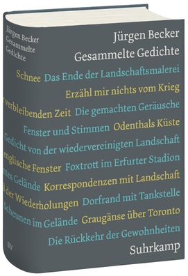 Gesammelte Gedichte, Jürgen Becker