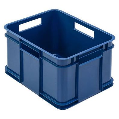 Euro Stapelbox Bruno Eco Blau Stapelkasten 16L Transport Eurobehälter 27x35x22