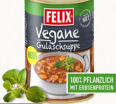 Vegane Felix Gulaschsuppe gluten-laktosefrei aus Österreich 2900g 4 Varianten/ Stückz