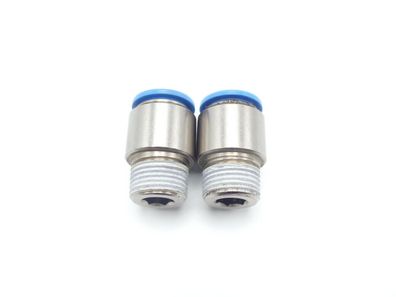 Festo Steckverschraubung Ø 12 mm Gewinde 3/8" Länge 31,6 mm VPE 2 Stk