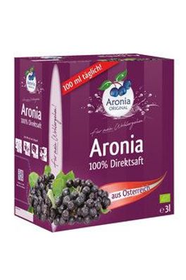 Aronia Original 3x Bio Aronia 100% Direktsaft 3l Österreich 3l