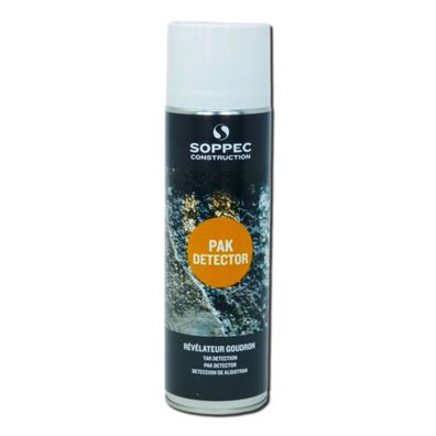 SOPPEC Pak Detektor Spray 500ml Teer Testspray weiß Analyse Detector Spray bitu