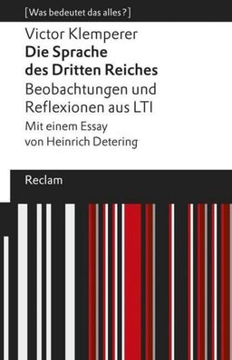 Die Sprache des Dritten Reiches. Beobachtungen und Reflexionen aus LTI, Vic