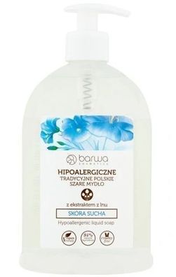 Barwa Hypoallergene Traditionelle Polnische Graue Seife, 500 ml