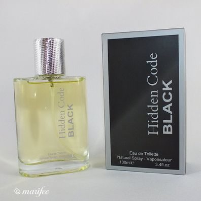 Eau de Toilette, Hidden Code Black, 100 ml Vaporisateur Art.-Nr. 43024