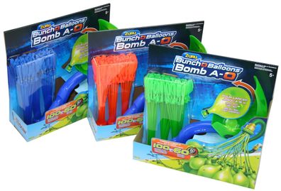 Bunch O Balloons 100 Wasserbomben mit Werfer Launcher Schleuder Zuru