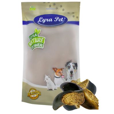 15 - 75 Stk. Lyra Pet® Rinderhufe gefüllt mit Pansen und Leber je ca. 120 g