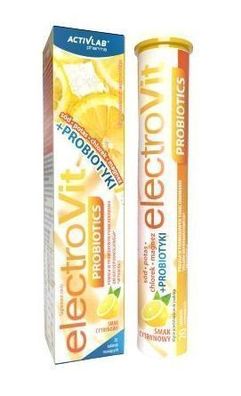 ElectroVit Probiotika Zitrone 20 Brausetabletten