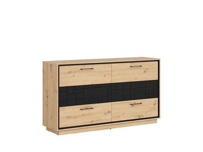 Kommode Pont Sideboard Schubladenschrank 42 x 160 x 90 , Braun