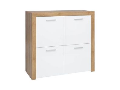 Kommode Balder Sideboard Schubladenschrank 39 x 104 x 99 , Braun