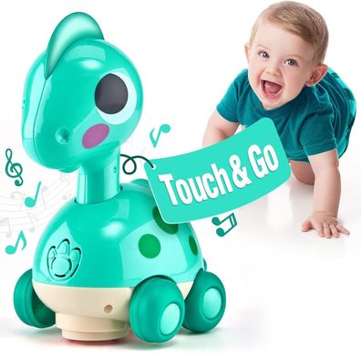 CubicFun Musik Baby Spielzeug Dinosaurier für 6-12-18 Monate, Kriechend, Kinder